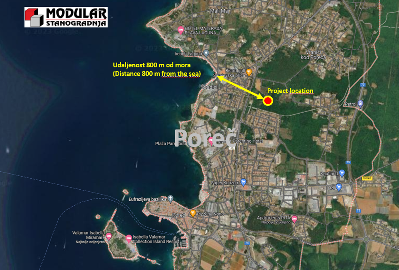 In an attractive and ultimate location in Poreč, 30 new elite apartments 800 m from the sea will soon be for sale!