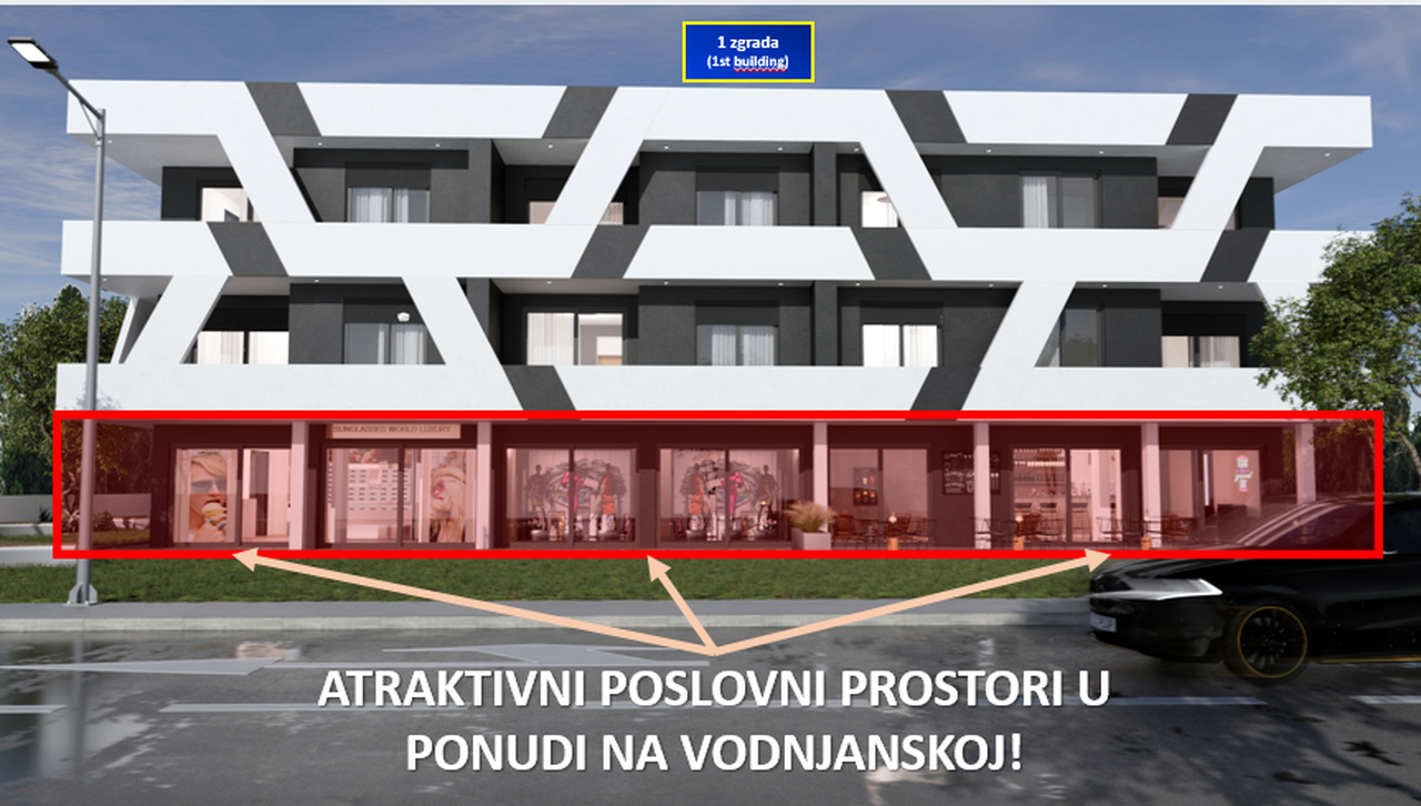 Poslovni prostori uz Vodnjansku cestu na Velom Vrhu u prodaji (rezervacije u tijeku!)
